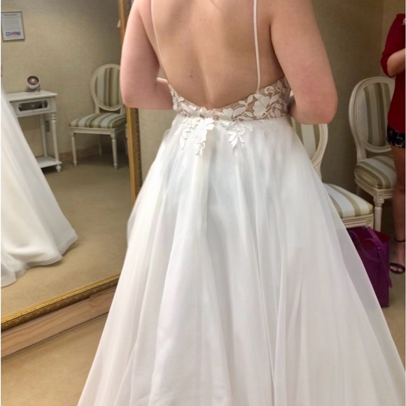 HAYLEY PAIGE WEDDING GOWN (Mikaella 2225). NWT MINT CONDITION, A-Line Princess - Picture 11 of 16